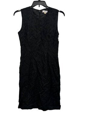 Calvin Klein Womens Size 10 Black Textured Sleeveless Sheath Dress With Tags